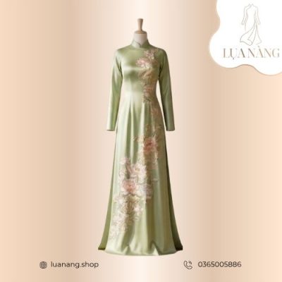 áo dài lụa truyền thống lụa nàng