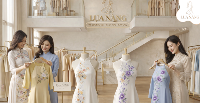 Cửa hàng áo dài tại LỤA NÀNG 